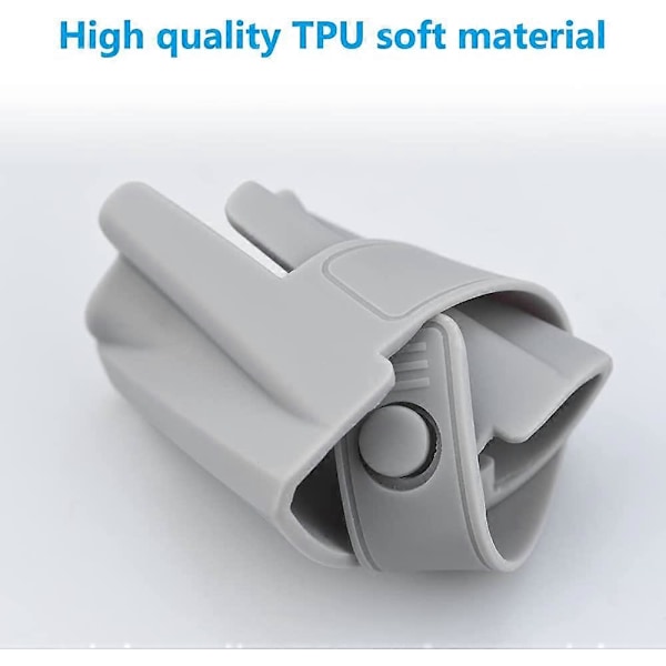 Propelbeskytter, TPU Blød Gummi Propel Stabilisator Beskytter til DJI Mini 3 Pro Drone Tilbehør (Grå)