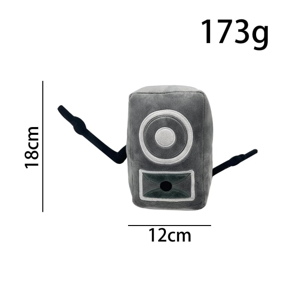 28cm Skibidi Toilet pehmolelu Uusi Skibidi-nukke Täytetty lelu Skibidi Yes Yes Dop Bop Camara Kameramies pehmolelu Yellow