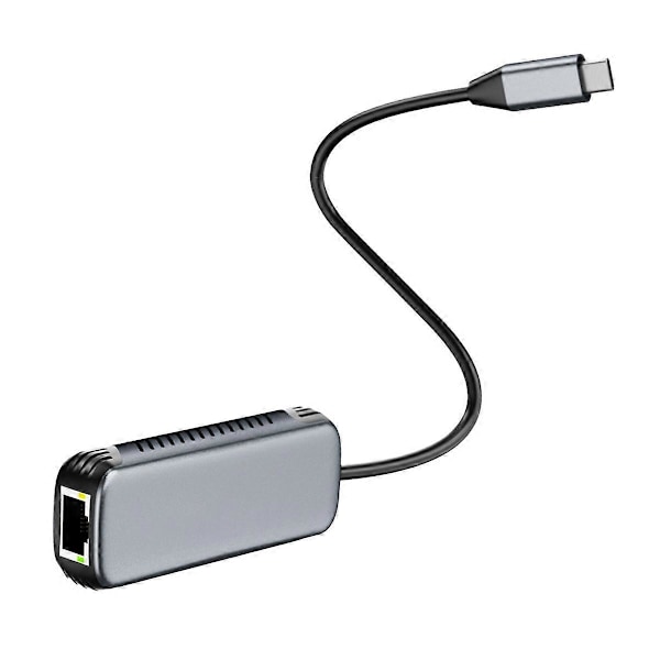 USB C til 5Gbps Ethernet Adapter Driver-Fri RJ45 Gigabit Ethernet Nettverksadapter for Laptop 10/11 O