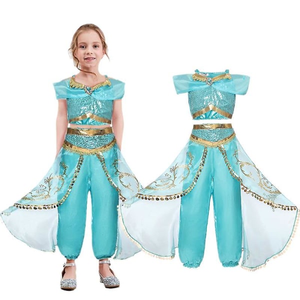 Flickor Halloween Cosplay Princess Dress Barn Carnival Party Fancy Dress Up Barn 4 5 6 7 8 9 10 År Utklädningskläder 130