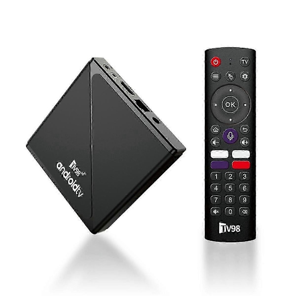 Tv98 Pro Android14 Tv Boks 2g+16g Bt5.0 2.4g 5g Wifi 8k Tv Boks Allwinner H313 Smart Tv Boks Tv Afspiller Eu Stik