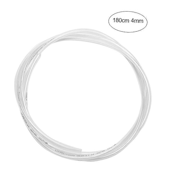 180cm 4mm Kristallklar Vindrutespolar Slang Rör Fönster Tvättmunstycke Vindruta Tub