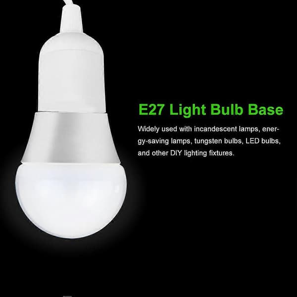 Hängande Pendel LED Glödlampa Bas med Strömbrytare E27