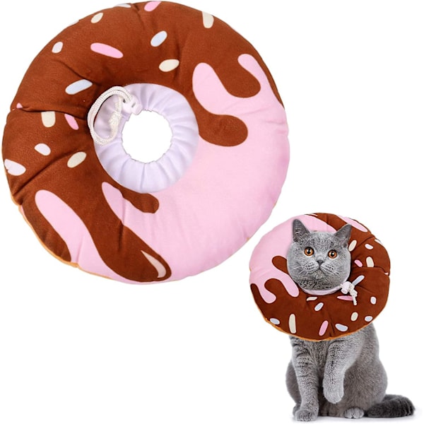 Skyddande Kattkrage Mjuk Återhämtningskrage Bekväm Anti-Rep Kattkrage Anti-slick Kattkrage Krage För Söta Hundar(s)
