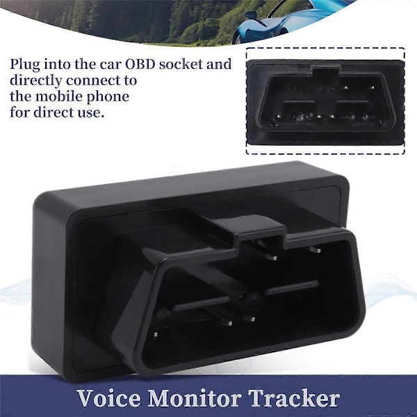 Mini Bil GPS Tracker OBD Bilfinnare GPS Monitor Lokalisator Hitta Min APP OBD GPS Röstmonitor Tracker Gp