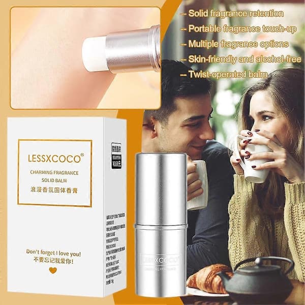 LESSXCOCO Charming Fragrance Body Solid Balm Natural Fresh Deodorant Omvänd Paris