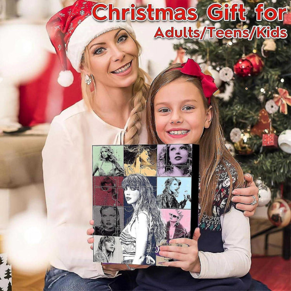 Taylor Swiftin joulun adventin lähtölaskentakalenteri sisältää 24 kappaletta lahja jouluakryylikoristeita