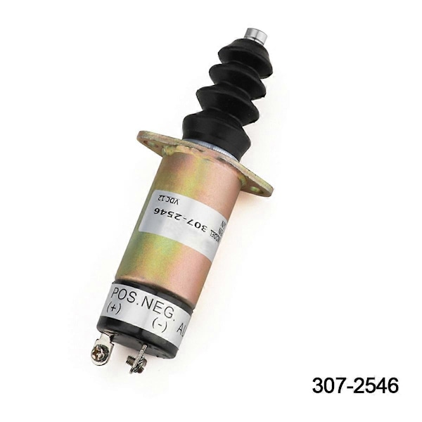 12V Bränslestopp Solenoid 1502-12D6U2B2S2A, 307-2546-00, för Woodward
