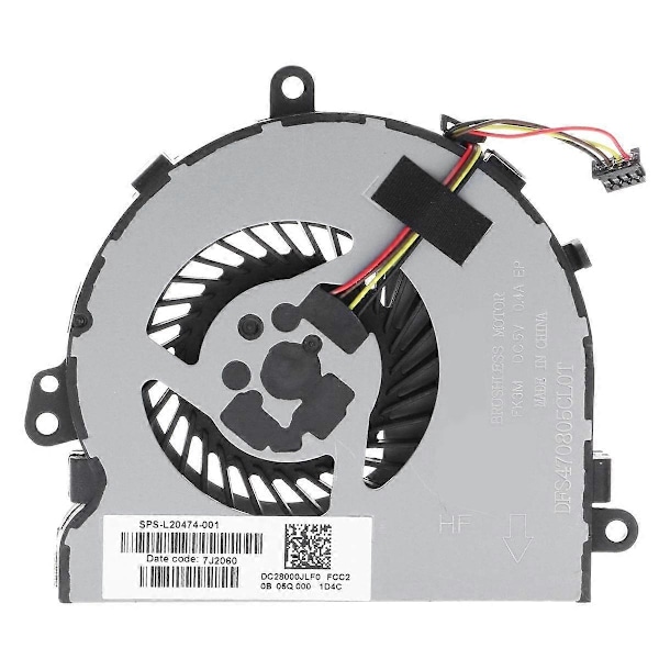 CPU-jäähdytystuuletin malleille 15-DA 15-DB 15-DI 15- 15Q-DX 15T- 250 255 256 G7 kannettavan tietokoneen jäähdytystuuletin