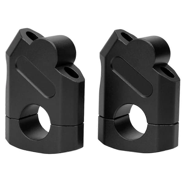 Motorcykel 22mm Styrforhøjer Kit Sort