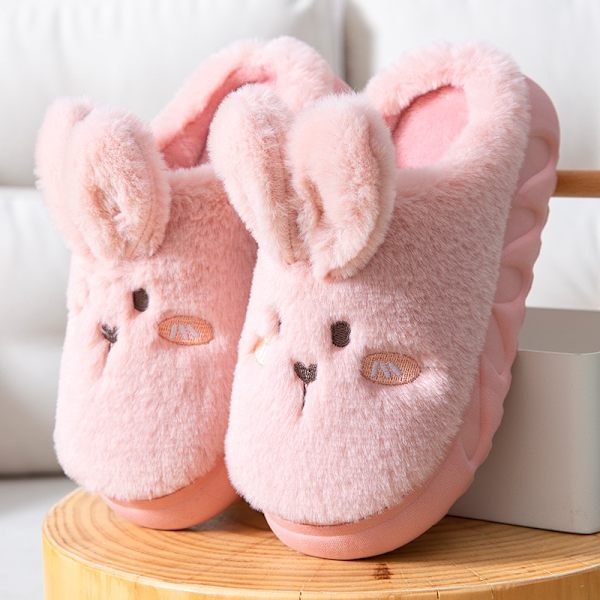 Kotitossut Talvi Puuvillatossut Lämpimät Kotitossut Sisätiloihin Pink 36-37