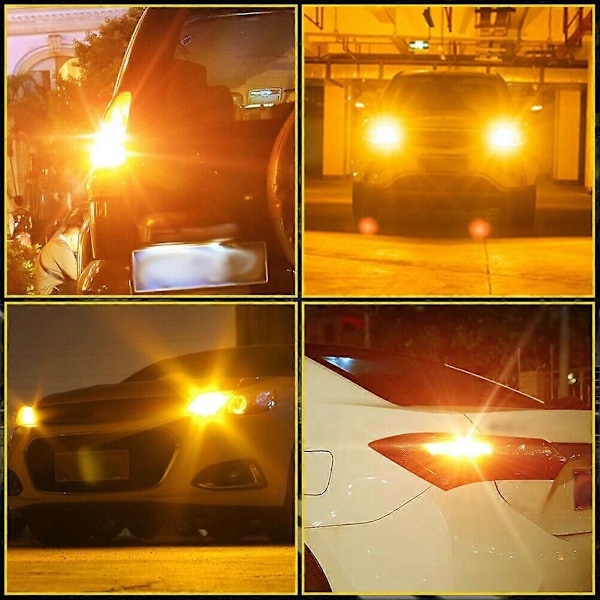 2X 7440 Canbus Super Kirkas Virheetön LED Polttimo T20 W21W 144 SMD Peruutusvalo Takavalo Suuntavilkkuun