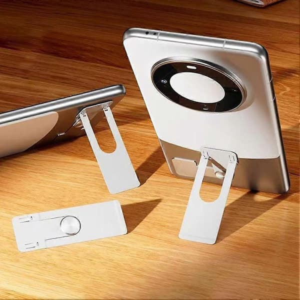 Mini Folding Phone Back Sticker Stand For Mobile Phone Tablet Universal Model Svart