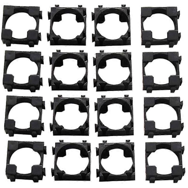 200st Batterihållare 18650 Antivibrationsfäste 22X22mm Litiumbatterier Stödställ
