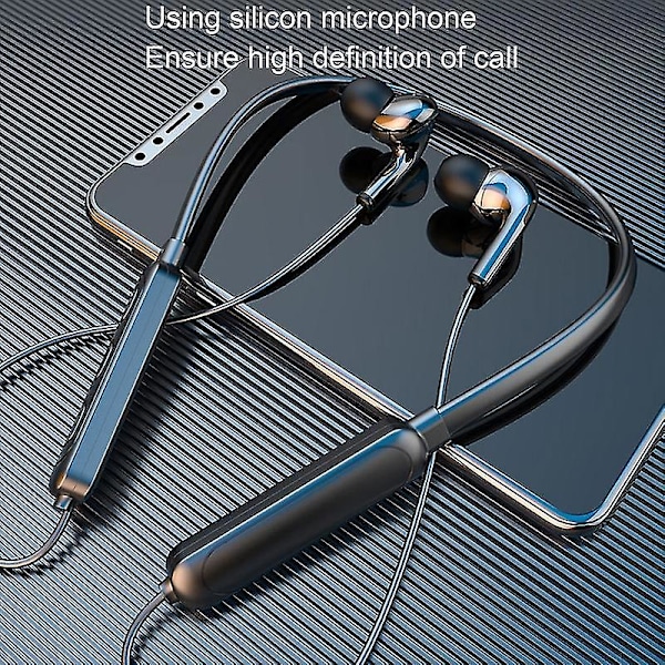 Langaton Bluetooth-yhteensopiva niskalenkillinen kuuloke stereobassolla, vedenkestävät urheilunappikuulokkeet Q