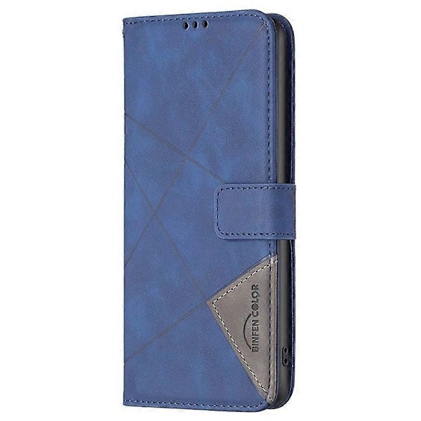BINFEN COLOR BF05 Kompatibel med Huawei Mate 60 Pro / Mate 60 Pro+ Wallet Præget Læder Telefon Cover Stativ Blue