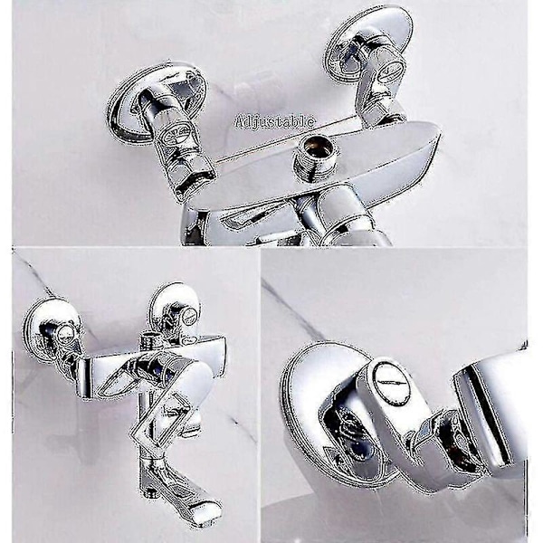 2-pack Badkarsblandare Adapter, Justerbar Svängarm, 25mm, 20mm, Duschblandare, Badrumsblandare, Massiv Mässing Blandare, starlight - Snngv