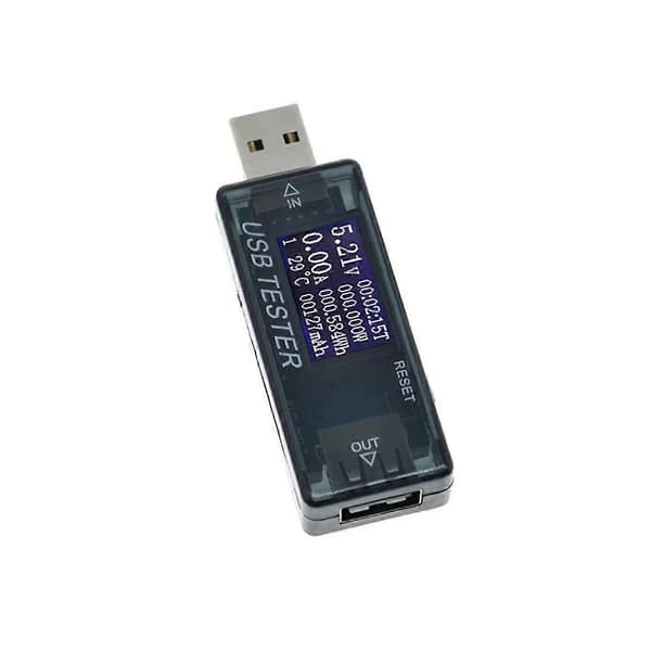 USB-testare DC Strömmätare 4V-30V Digital Voltmeter Volt Meter Power Bank Wattmeter Spänningstestare D
