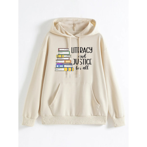Jule Sweatshirt til Kvinder Drop Shoulder Lange Ærmer Ny Pullover Europæiske og Amerikanske Efterårs- og Vintertoppe til Piger Black XL