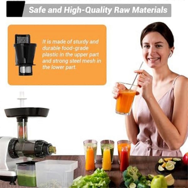 8006 Vertikal Saftpresser med Masticering til Omegae 8006, 8005, 8004, 8003 Saftpresseskærm Juice Skærm Tromle