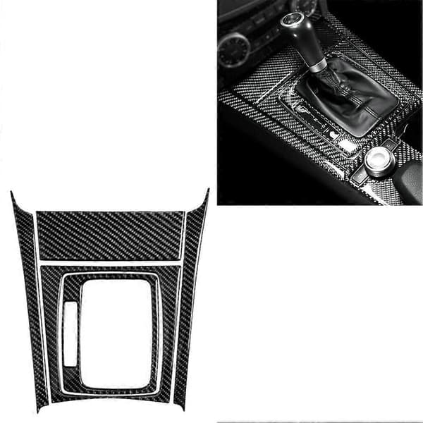 ABS Karbonfiber Girskiftpanel Trimsett for - C-Klasse W204 2007-2013