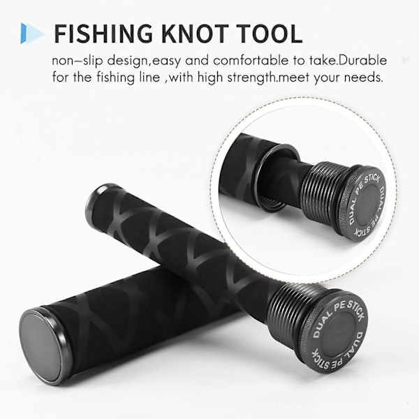 Fiske FG GT Knuta Dragverktyg Assist PE Fiskelina Spole Knutbindare Spolningsverktyg Tensi