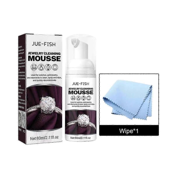 Smykkerense Mousse - Skånsom, Effektiv Guld- og Diamanturrenser, 60 ml