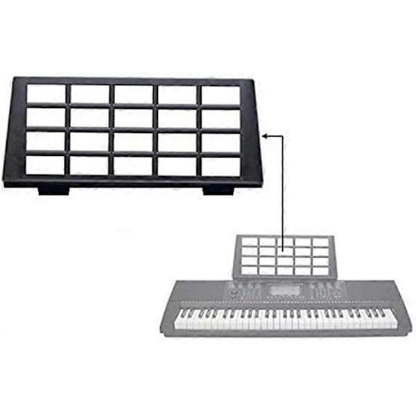 Nodeholder til noder, musikinstrument, keyboard, tilbehør, bærbar, holdbar, inkluderer 1 stk. nodebog