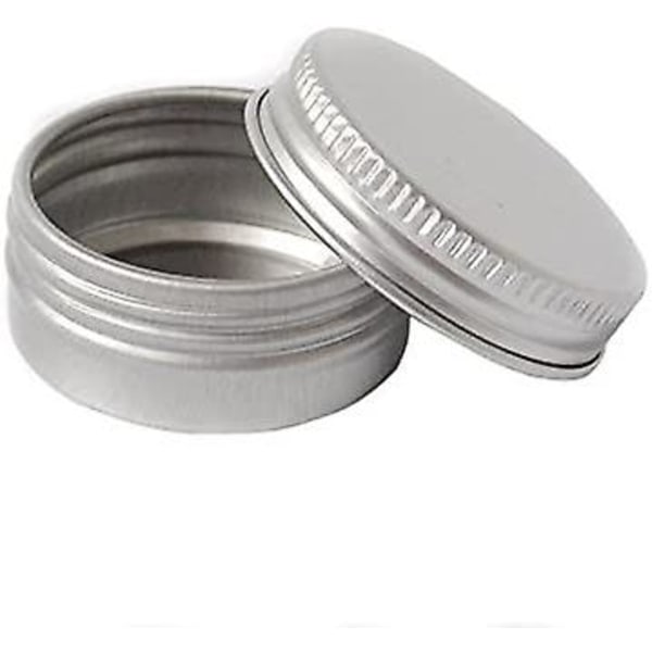 En pakke med 7 skønhedscremer kosmetik læbepomade dåse 30 ml skrue (tom) til DIY makeup/makeup