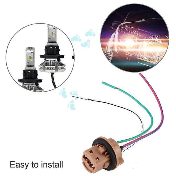 LED Pære Lys Lampe Ledningsnet Pigtail Hun Socket Stik