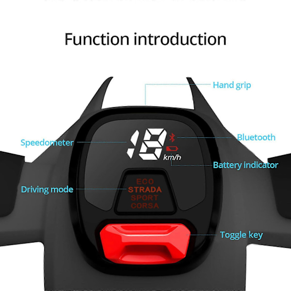 Segway Ninebot Gokart Nopeusmittari Digitaalinen Näyttösarja PRO Nopeustilan Valinta js