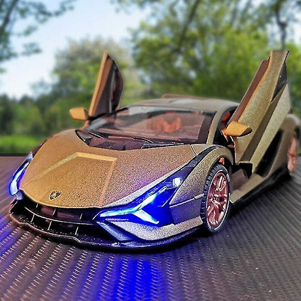 1:24 Iso Koko Lamborghini Sian Metalliseos Automalli Painevalettu Urheiluauto C