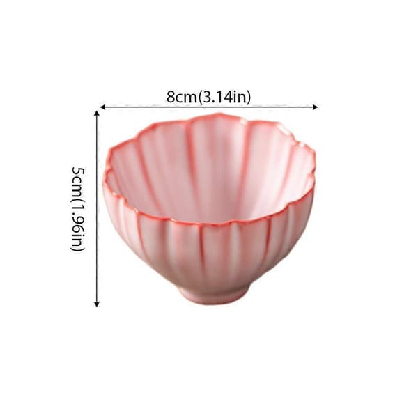 Pink Keramisk Ornament, Internet Berømt Boblefisk Kæledyr Tebowle C9D6 B
