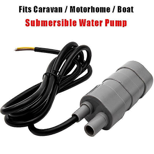 12V Dränkbar Vattenpump 840LH Högflödespumpar för Husbil Damm Akvarium C66