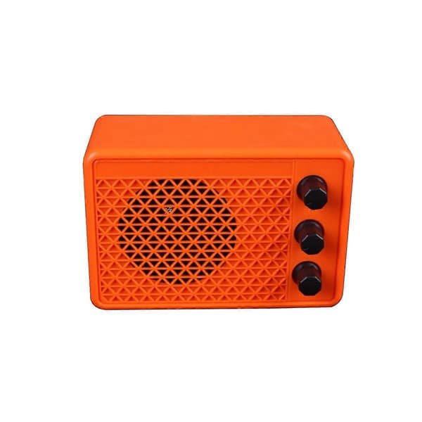Bärbar Akustisk Gitarrförstärkare Högtalare 5Watt Akustisk Gitarrförstärkare Normal/Bright Dual Chan