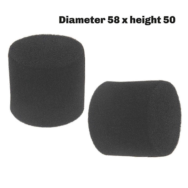 2 st Svamppluggar för Högtalarport Bass Reflex Rör Högtalare Woofer Ventil Basfas 58x50mm