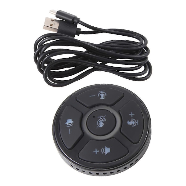 USB-konferensmikrofon med högtalare för skrivbord, 360° rundstrålande PC-datormikrofon med kondensator och tyst läge