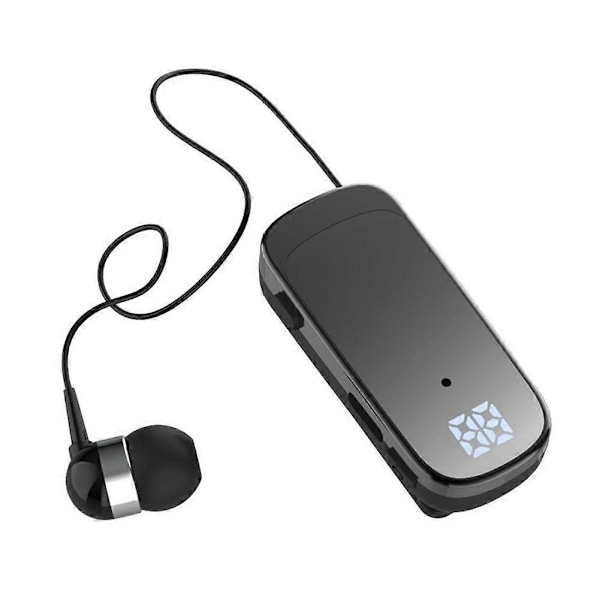 K65 Slips Retractable Trådbundet Bluetooth Headset In-Ear Digital Display Lång Livslängd Business Single-E