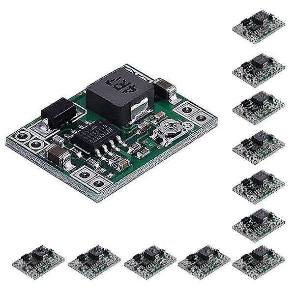 12st Mp1584 DC-DC Strömförsörjningsmodul 3A Justerbar Buck Converter För Ersättning Lm2596 24V 12V 5V 3
