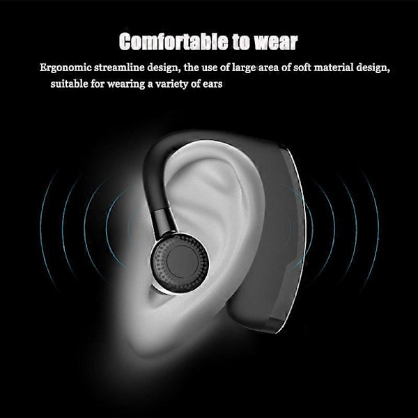 Bluetooth 5.2 Trådløs Øretelefon Headset Kørsel Lastbilchauffør Ørepropper Støjreducerende