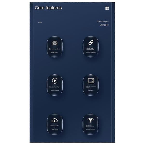 2-i-1 trådløs Carplay Android-adapter Android Auto biladapter trådløs adapter konverterer kablet til Carplay trådløs boks