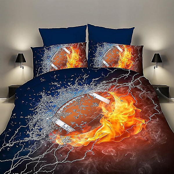 Koripallo Jalkapallo Peittopäällinen Kolmiosainen Vuodevaatesetti Q football 135*200 two-piece set