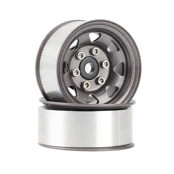 4KPL 1.55 Metallinen Beadlock-vannekeskiö 1/10 RC Crawler -auto Axial Yeti Jr 90069 RC4WD D90 TF2 CC