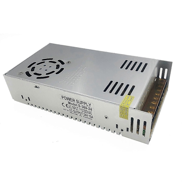 24V 15A Muuntaja LED Virtalähde Kytkin AC110V-220V Virtalähde CCTV 3D-tulostimelle LED-nauhalle