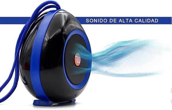 Mini Bluetooth-højttaler Bluetooth op til 10 meters afstand Lyseblå
