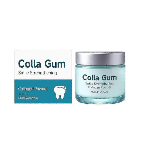 Kollagen & Hydroxyapatit Pulver Den Dynamiske Duo til et Stærkt, Pletfrit, Frisk Smil.