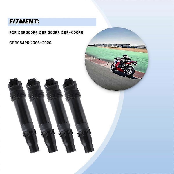 4 stk. Motorcykel Tændspole til CBR600RR 600RR -600RR CBR600 RR 2003-2020 129700-4510