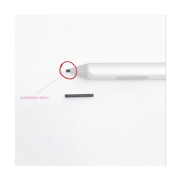 1 STK. Holdbar Pen Nib Refill med Høj Følsomhed til Surface Pro4/5/6/7 Surface Pro Fine Surface P