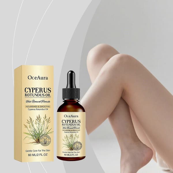 Cyperus Rotundus -öljy, hellävarainen ihoa ravitseva hoitoöljy (60ml) 3PCS