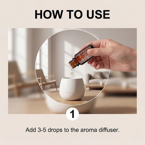 Frankincense æterisk olie - til hår, hud, diffuser, aromaterapi og duft til gør-det-selv-lys 3pcs
